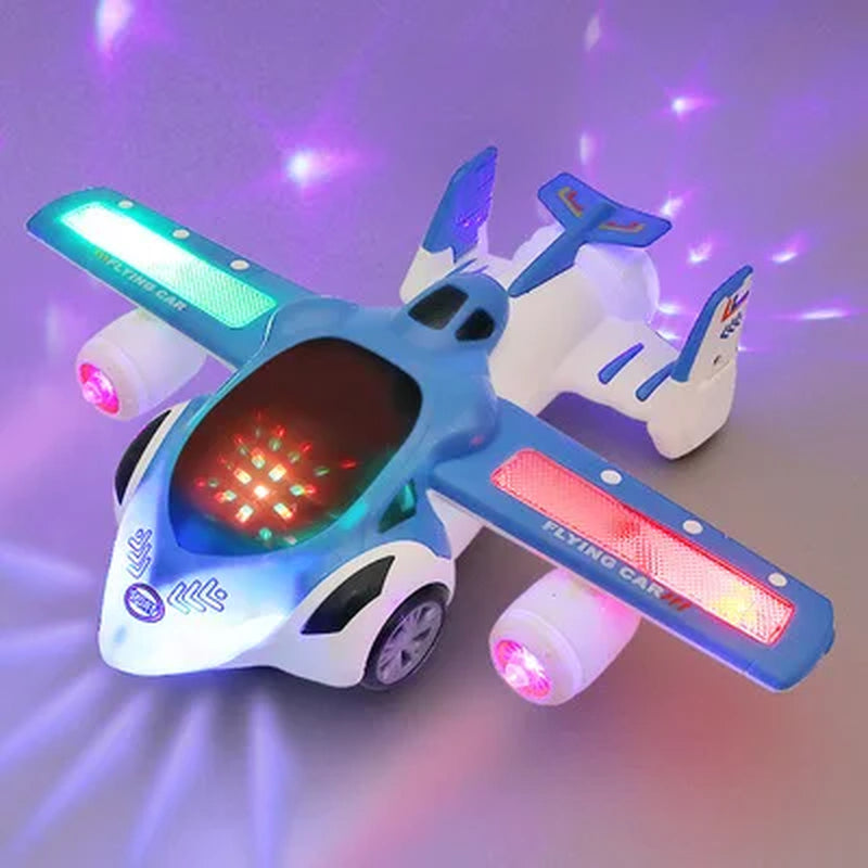 Electric Dancing Deformation Rotating Universal Police Car Toy